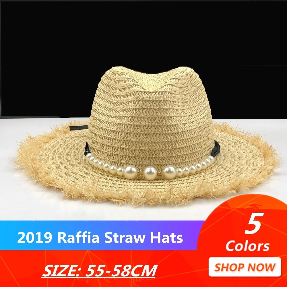 girls pearl Summer hat women Raffia straw cap Ladies Big brim Sun hat hat for girls beach jazz hat
girls pearl Summer hat women Raffia straw cap Ladies Big brim Sun hat hat for girls beach jazz hat