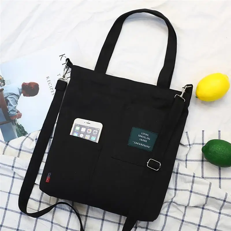 Fashion Women Shoulder Bag Canvas Korean Version Handbag Design Female Totes Casual Large Capacity Shoulder Bag
Fashion Women Shoulder Bag Canvas Korean Version Handbag Design Female Totes Casual Large Capacity Shoulder Bag