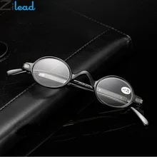 Zilead Punk Small Frame Round Reading Glasses Men Business Clear Lens Presbyopic Glasses Hyperopia Eyewear Glasses For Elder