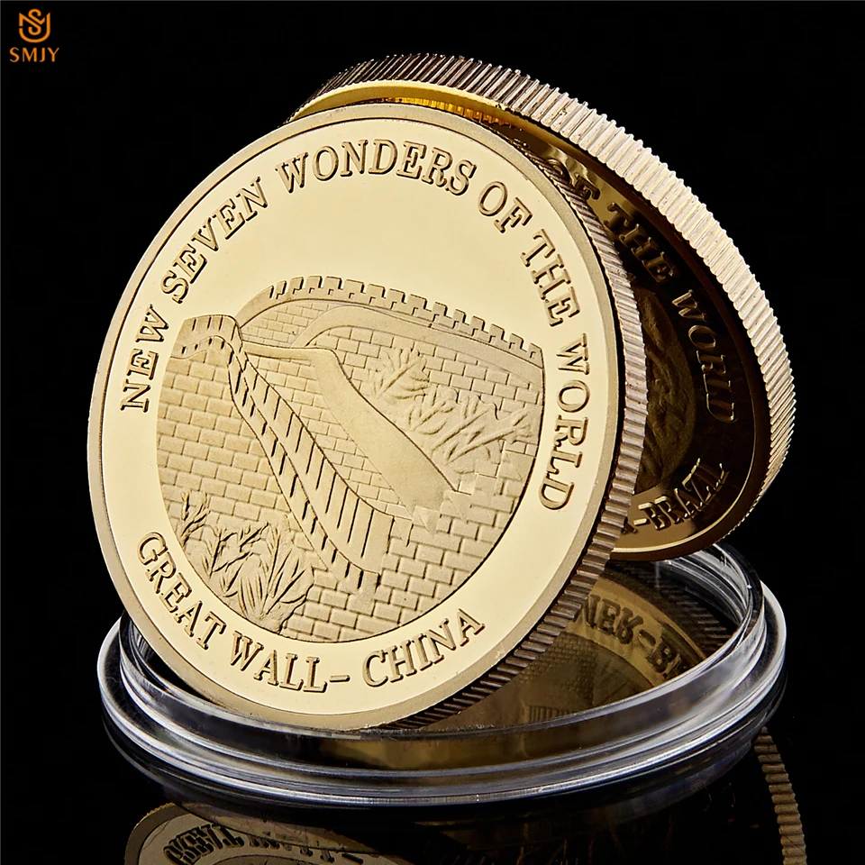 2017 New Seven Wonders Of The World China Great Wall Chinese Gold Plated Commemorative Coin Collection For Holiday Gifts
2017 New Seven Wonders Of The World China Great Wall Chinese Gold Plated Commemorative Coin Collection For Holiday Gifts
