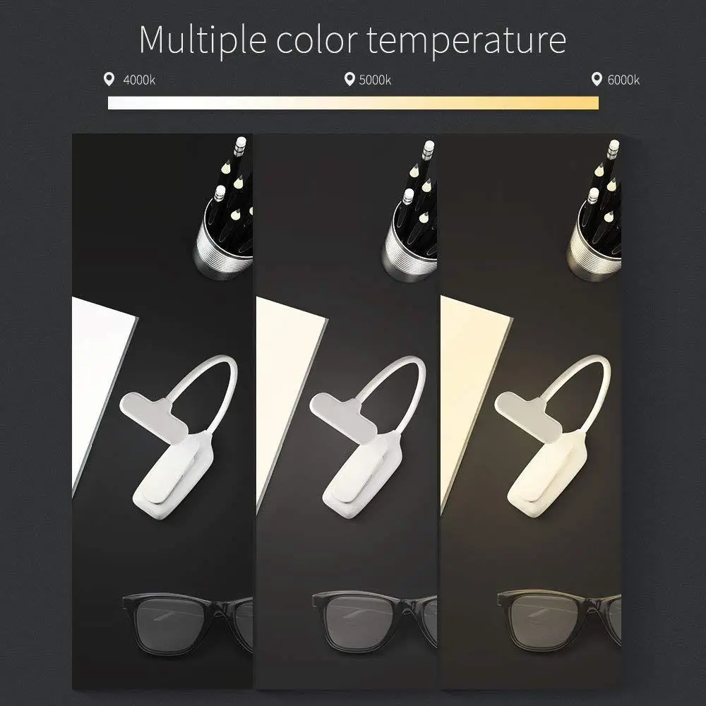 LED Book Lights, Rechargeable Clip On Light, 3 Lighting Modes, 9 LEDs, Eye Protection Reading Lamp, up to 40 Hours Reading - P
LED Book Lights, Rechargeable Clip On Light, 3 Lighting Modes, 9 LEDs, Eye Protection Reading Lamp, up to 40 Hours Reading - P