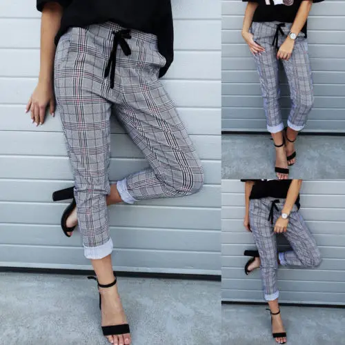 2019 Fashion New Hot Women's High Waist Casual Drawstring Elastic Long Pants Ladies Pencil Trousers
2019 Fashion New Hot Women's High Waist Casual Drawstring Elastic Long Pants Ladies Pencil Trousers