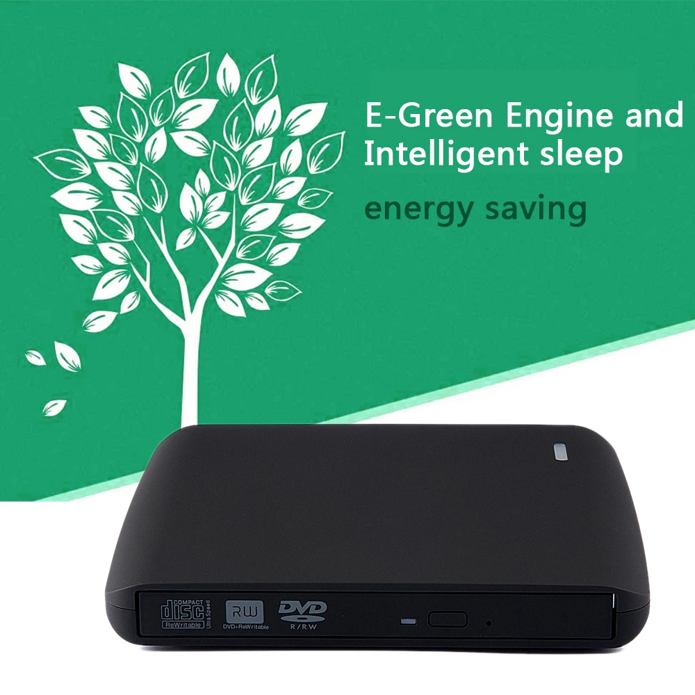 External 8X USB 2.0 Portable DVD-RW/CD-RW Writer Rewriter Optical Disc Drive CD DVD ROM Player for Laptop PC Desktop
External 8X USB 2.0 Portable DVD-RW/CD-RW Writer Rewriter Optical Disc Drive CD DVD ROM Player for Laptop PC Desktop