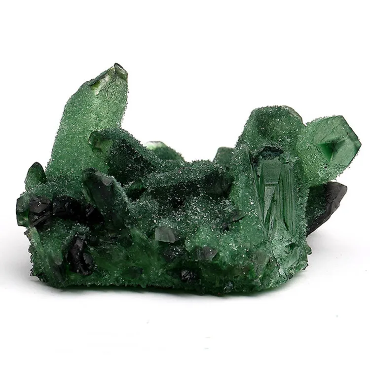 Green crystal cluster home lucky town house evil spirits ornaments original stone degaussing Feng Shui transshipment
Green crystal cluster home lucky town house evil spirits ornaments original stone degaussing Feng Shui transshipment