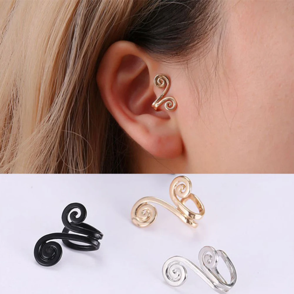 Personalized Simple Totem Clips Earrings Without Piercing For Women Girls Tight Spell Sun Wukong Flower Shape Ear Cuff Jewelry
Personalized Simple Totem Clips Earrings Without Piercing For Women Girls Tight Spell Sun Wukong Flower Shape Ear Cuff Jewelry
