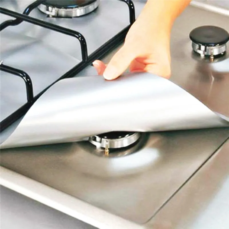 27*27cm 4PCS Reusable Glass fibre Gas Stove Burner Cover Protector Liner Clean Mat Pad File Injuries Protection
27*27cm 4PCS Reusable Glass fibre Gas Stove Burner Cover Protector Liner Clean Mat Pad File Injuries Protection