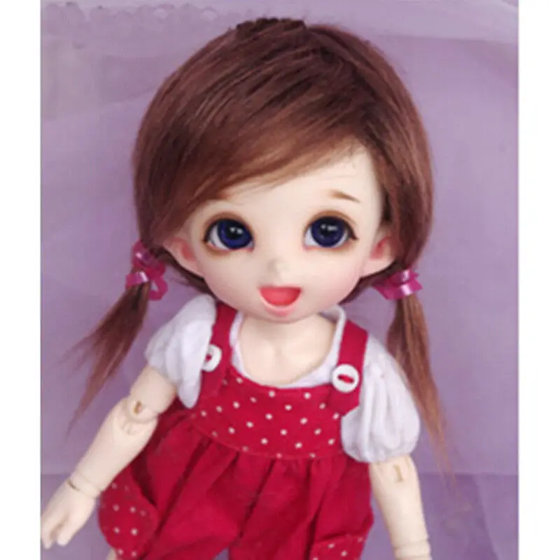 Фото [Wamami] коричневый парик средней длины из шерсти для 1/8 Pukifee Ae Lati BJD - купить