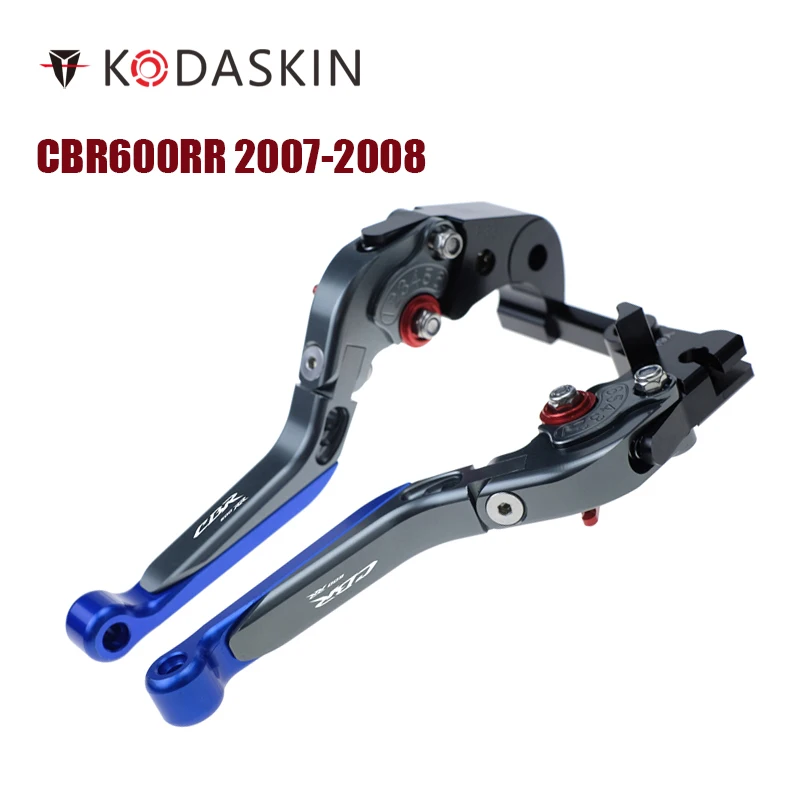 KODASKIN Left and Right Folding Extendable Brake Clutch Levers for Honda CBR600RR 2007-2008
KODASKIN Left and Right Folding Extendable Brake Clutch Levers for Honda CBR600RR 2007-2008