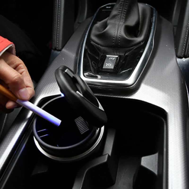 1PC Eco-friendly Plastic Ashtray Portable LED Car Ashtrays Universal Cigarette Cylinder Holder Car Styling Ashtray Holder
1PC Eco-friendly Plastic Ashtray Portable LED Car Ashtrays Universal Cigarette Cylinder Holder Car Styling Ashtray Holder