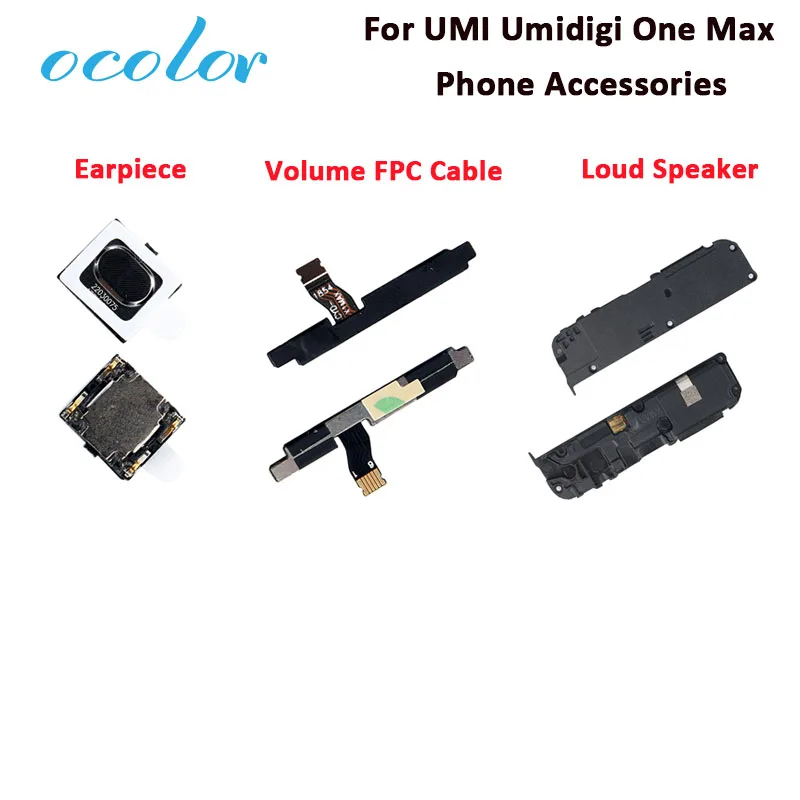 Ocolor для UMI Umidigi One Max громкий динамик FPC кабель Замена аксессуары телефонов|Шлейфы