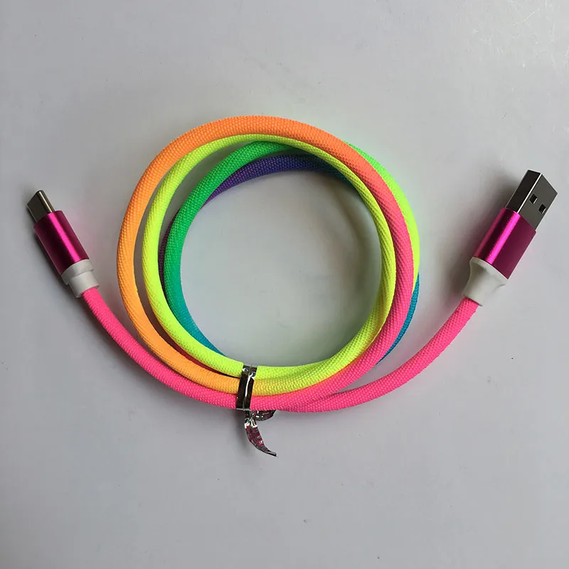 USB кабель KKREFF в тканевой оплетке 1 м Type C для Samsung S9 S10 Xiaomi mi8 mi9 Huawei P20 Pro Nova 3|Кабели