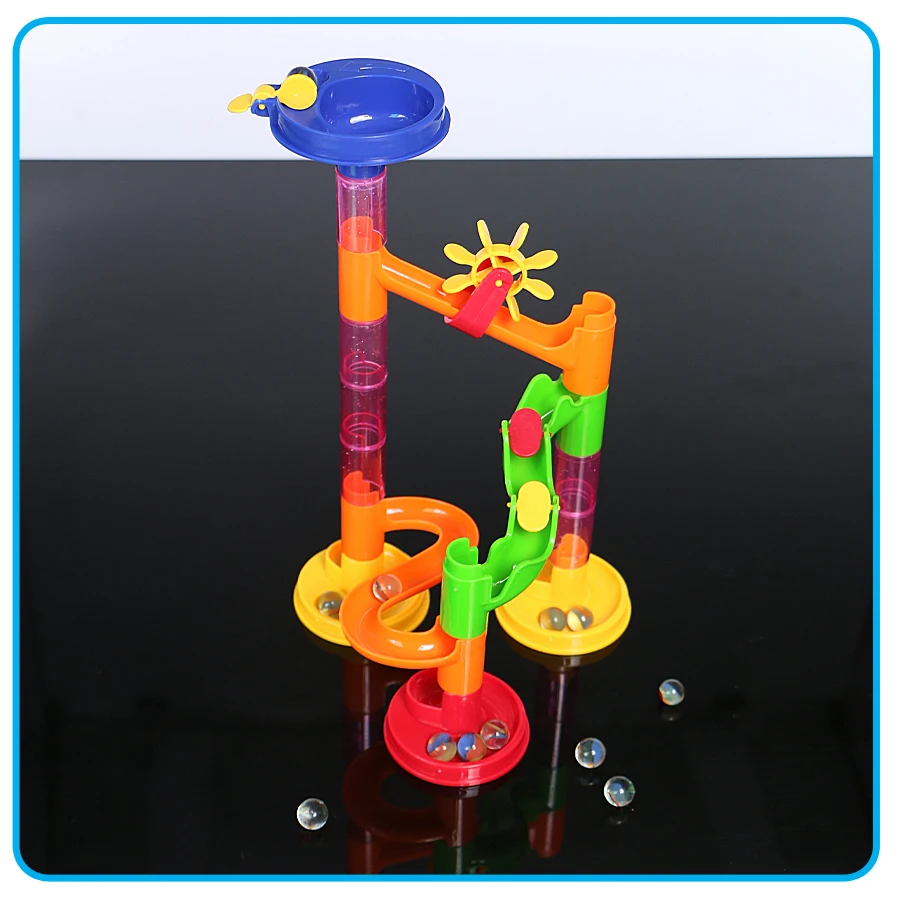 29PCS Plastic Building Blocks Marble Race Maze Run DIY Assembling Desktop Toys Children's Educational Tunnel Track Blocks Toys
29PCS Plastic Building Blocks Marble Race Maze Run DIY Assembling Desktop Toys Children's Educational Tunnel Track Blocks Toys