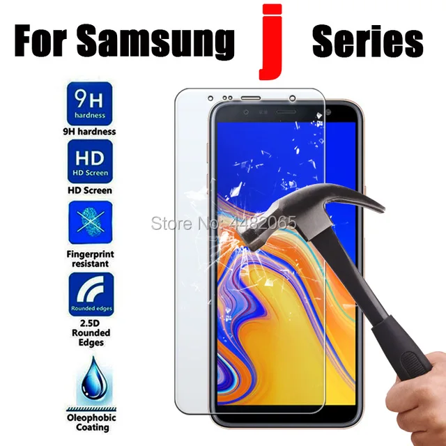 Для Samsung Galaxy J8 j7 j6 prime закаленное стекло J4 j2 j3 Pro 2018 Защитная пленка для экрана samsang j8