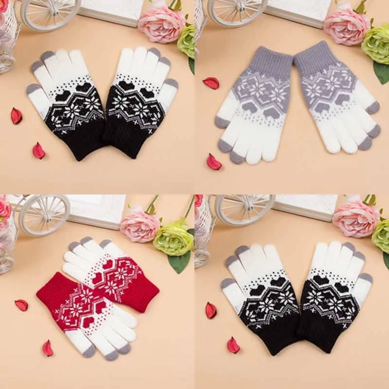 Hot Selling New Women Warm Winter Knitted Full Finger Gloves Mittens Girl Female Printed Woolen Gloves Screen Luvas
Hot Selling New Women Warm Winter Knitted Full Finger Gloves Mittens Girl Female Printed Woolen Gloves Screen Luvas