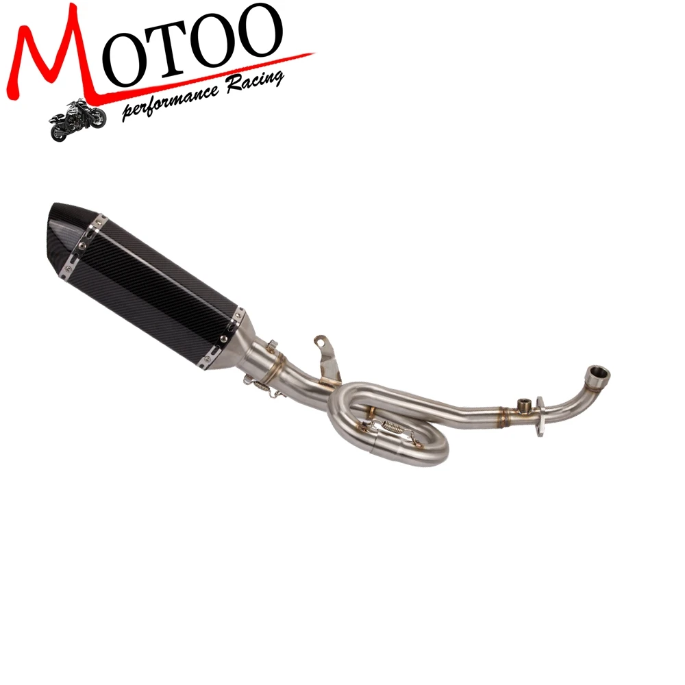 Motorcycle Full Exhaust System Loop Muffler For KAWASAKI Z125 Z 125 PRO 2016-2018 With Muffler Middle Pipe Slip-On Front Pipe
Motorcycle Full Exhaust System Loop Muffler For KAWASAKI Z125 Z 125 PRO 2016-2018 With Muffler Middle Pipe Slip-On Front Pipe