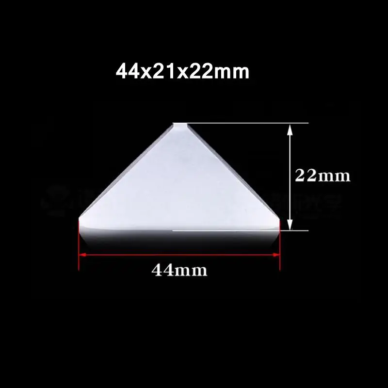 44x21x22 мм оптическое стекло треугольный правый угол lsosceles K9 Porro Prisms Lens для Оптики