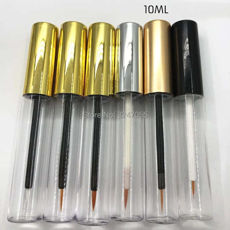 10ML 20/50/100pcs Plastic Cosmetic Clear Eyeliner Tube with Gold/Silver Lid, Empty Makeup Eyelashes Glue Refillable Bottle
10ML 20/50/100pcs Plastic Cosmetic Clear Eyeliner Tube with Gold/Silver Lid, Empty Makeup Eyelashes Glue Refillable Bottle