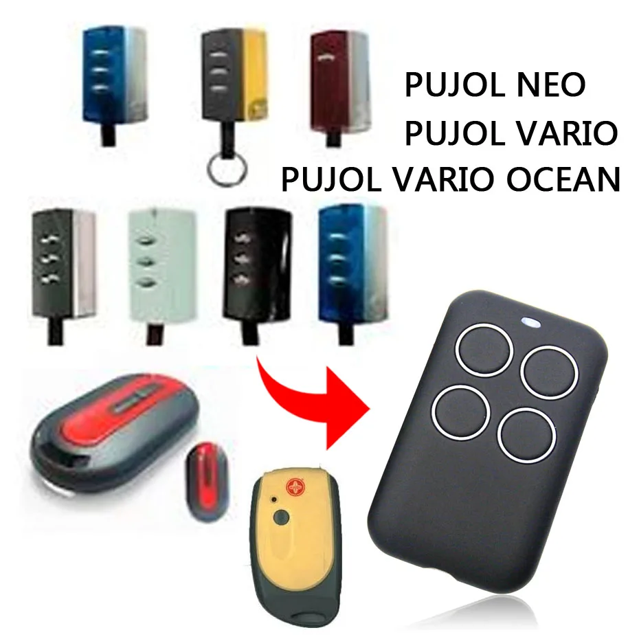 Пульт дистанционного управления для гаражных дверей PUJOL VARIO OCEAN PUJOL NEO, 433,92 МГц
Пульт дистанционного управления для гаражных дверей PUJOL VARIO OCEAN PUJOL NEO, 433,92 МГц