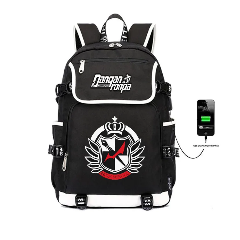 Японский рюкзак Danganronpa в стиле аниме с USB-зарядкой, школьные ранцы для подростков, дорожные сумки на ремне для ноутбука для женщин и мужчин
Японский рюкзак Danganronpa в стиле аниме с USB-зарядкой, школьные ранцы для подростков, дорожные сумки на ремне для ноутбука для женщин и мужчин