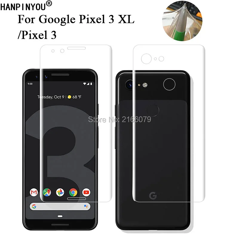 Для Google Pixel3 5,4 дюйма/Pixel 3 XL 3xl 6,2 дюйма, мягкая ТПУ Передняя и задняя полноразмерная защитная пленка, прозрачная защитная пленка
Для Google Pixel3 5,4 дюйма/Pixel 3 XL 3xl 6,2 дюйма, мягкая ТПУ Передняя и задняя полноразмерная защитная пленка, прозрачная защитная пленка