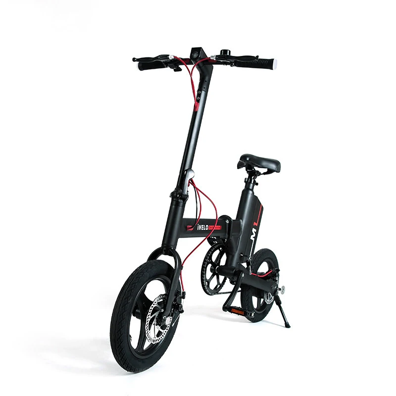 14 дюймов электровелосипед Mini E-bike 36v7. 8ah литиевая батарея 250 Вт задний привод