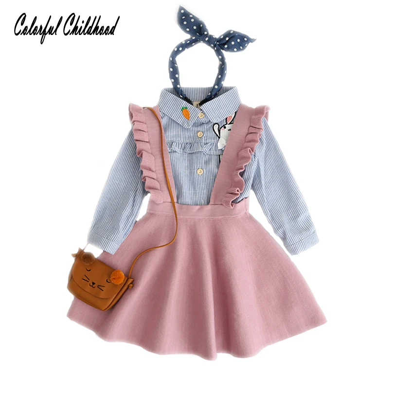 Vintage ruffles lace strap kids dresses for girls cotton knitting suspender dress Spring toddler bebe vestidos children clothes
Vintage ruffles lace strap kids dresses for girls cotton knitting suspender dress Spring toddler bebe vestidos children clothes