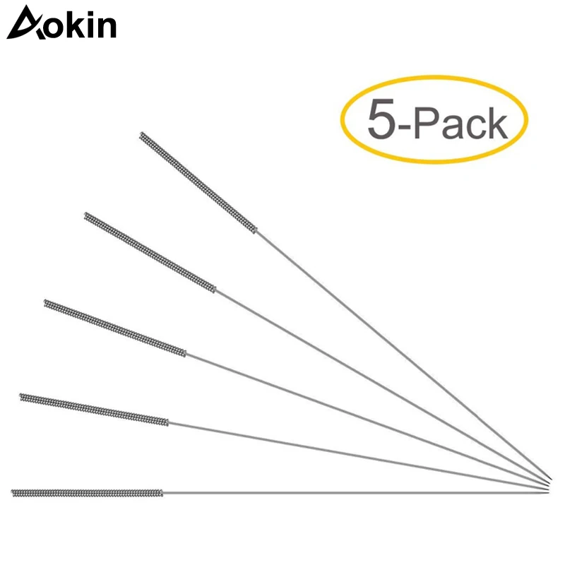 5pcs/lot 3D printer cleaning needle Stainless Steel Nozzle Cleaning Needle 0.2/0.25/0.3/0.35/0.4/0.5/0.6/0.75 mm For 3D Printer
5pcs/lot 3D printer cleaning needle Stainless Steel Nozzle Cleaning Needle 0.2/0.25/0.3/0.35/0.4/0.5/0.6/0.75 mm For 3D Printer