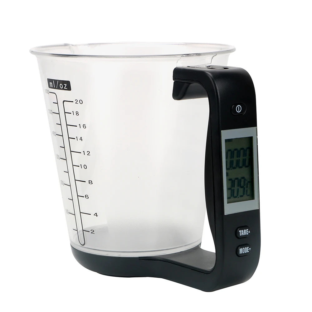 HILIFE Electronic Tool Temperature Measurement Cups Hostweigh Measuring Cup Digital Beaker Kitchen Scales with LCD Display
HILIFE Electronic Tool Temperature Measurement Cups Hostweigh Measuring Cup Digital Beaker Kitchen Scales with LCD Display