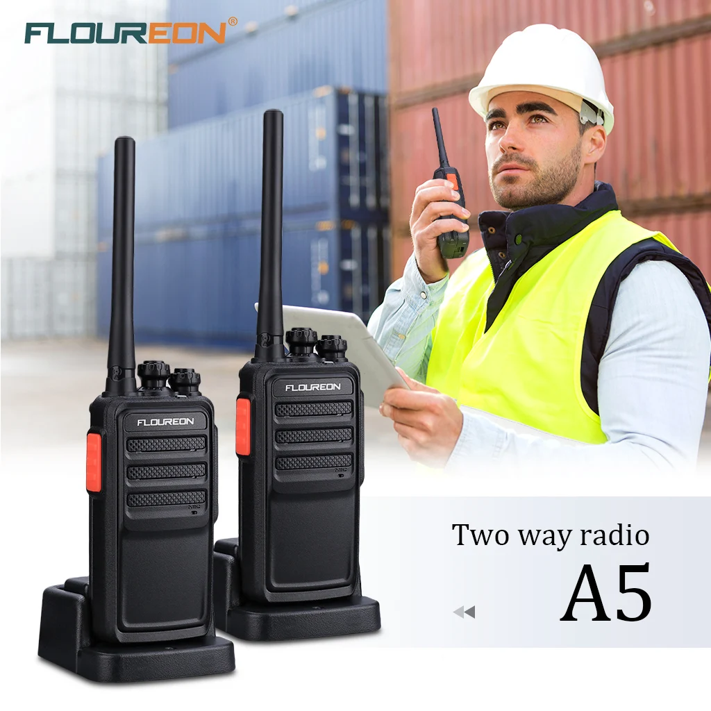 Портативная портативная рация Floureon A5 16 каналов Двухканальное радио портативный