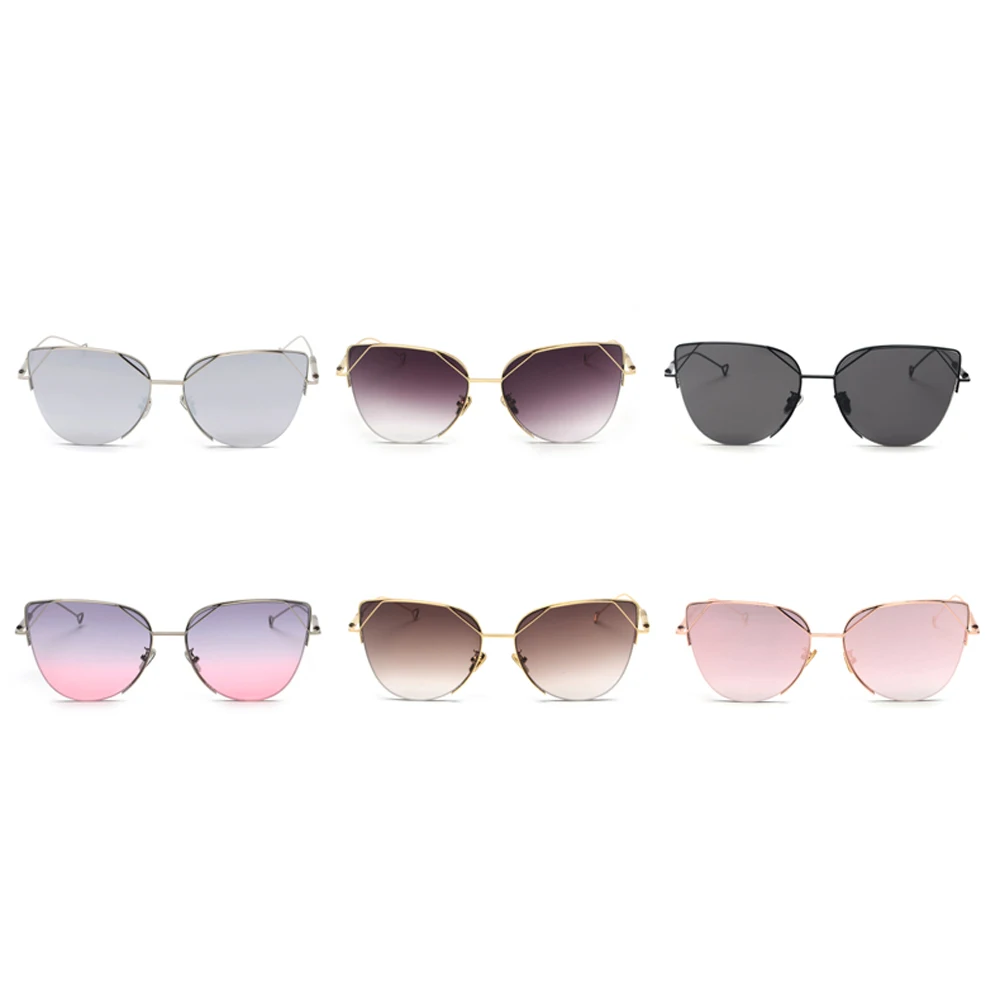 Kachawoo Half Frame Sunglasses Lady Metal Pink brown Semi-rimless Cat Eye Sun Glasses For Women Trending Styles 2019
Kachawoo Half Frame Sunglasses Lady Metal Pink brown Semi-rimless Cat Eye Sun Glasses For Women Trending Styles 2019