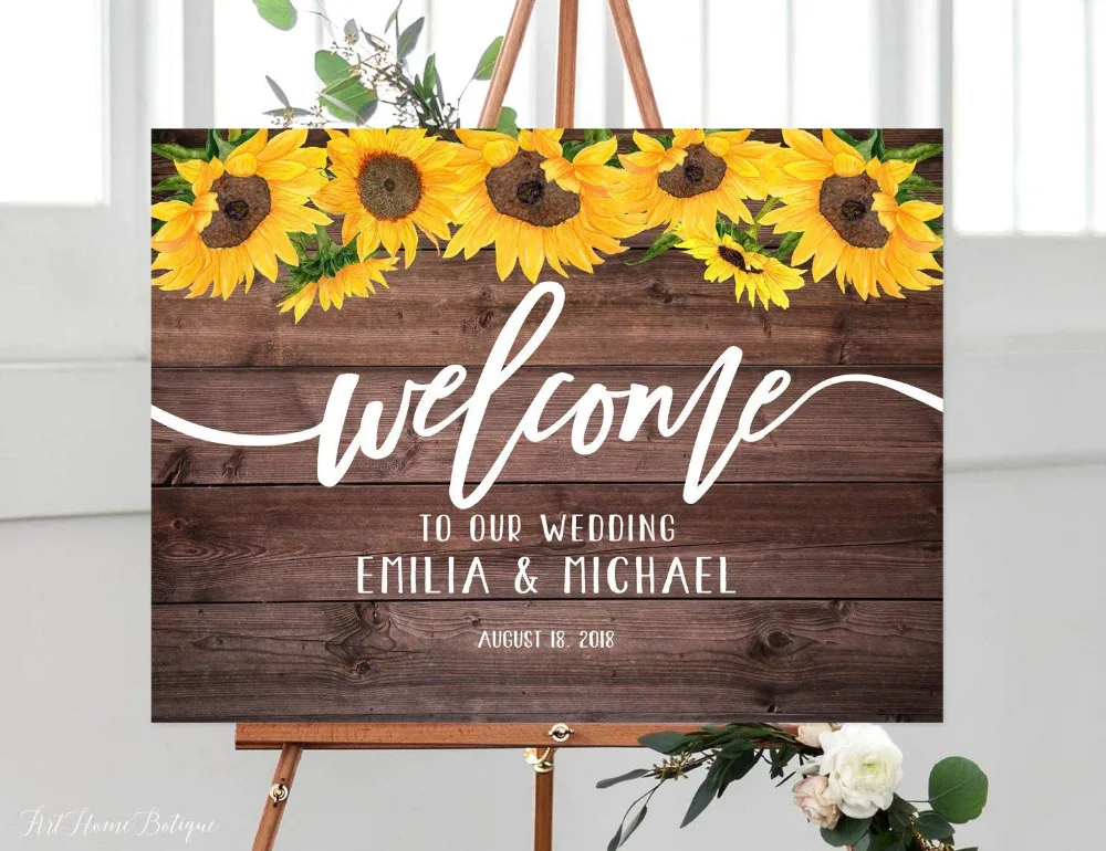 Sunflowers Wedding Welcome Sign Rustic Welcome Wedding Sign Welcome To Our Wedding Sign Horizontal Landscape Wedding Sign
Sunflowers Wedding Welcome Sign Rustic Welcome Wedding Sign Welcome To Our Wedding Sign Horizontal Landscape Wedding Sign