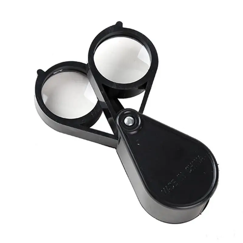 10X Mini Jewelry Magnifying Glass Handheld Magnifier 30mm Double Open Folding Portable Jewelry Optical Glass Loupe Magnifier
10X Mini Jewelry Magnifying Glass Handheld Magnifier 30mm Double Open Folding Portable Jewelry Optical Glass Loupe Magnifier