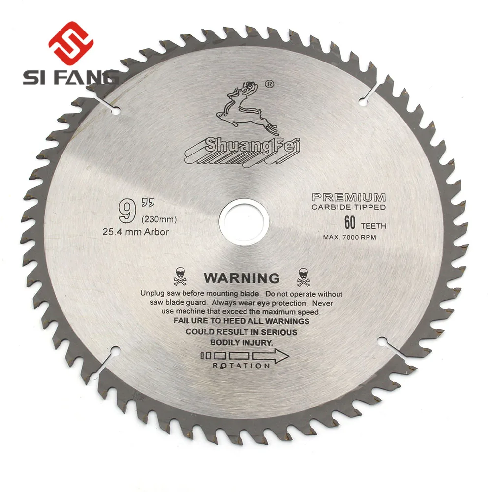 SI FANG 4/6/7/8/9/10 Inch General Purpose Circular Saw Blade Carbide Tip For Cutting Wood Aluminum 40T/60T/80T/100T/120T NEW
SI FANG 4/6/7/8/9/10 Inch General Purpose Circular Saw Blade Carbide Tip For Cutting Wood Aluminum 40T/60T/80T/100T/120T NEW