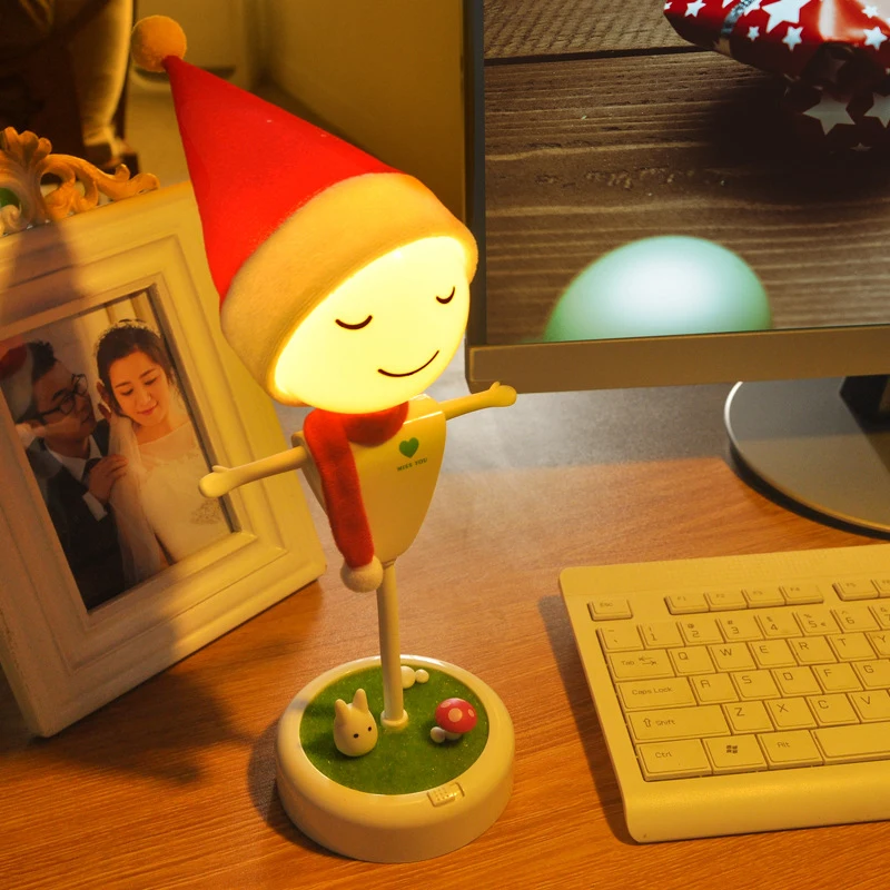 Creative Scarecrow Led Night Light Touch/vibration Sensor Dimmable Lamp Usb Rechargeable Led Table Lamp Children Desk Lamp
Creative Scarecrow Led Night Light Touch/vibration Sensor Dimmable Lamp Usb Rechargeable Led Table Lamp Children Desk Lamp