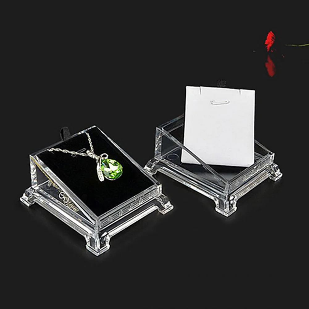 Fashion Acrylic Clear Jewelry Necklace Chain Pendant Earring Display Holder Stand Tray
Fashion Acrylic Clear Jewelry Necklace Chain Pendant Earring Display Holder Stand Tray
