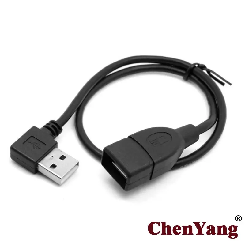 

CYSM 480Mbps USB 2.0 Left Angled 90 Degree A Type Male to Female Extension Cable 10cm/20cm/40cm