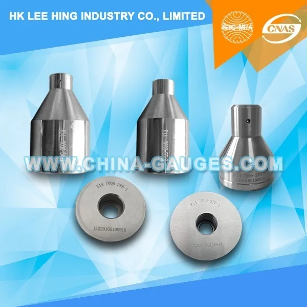E14 Lamp Cap Gauges of IEC60061-3 (Included ISO 17025 CNAS & ILAC Calibration Certificate)
E14 Lamp Cap Gauges of IEC60061-3 (Included ISO 17025 CNAS & ILAC Calibration Certificate)