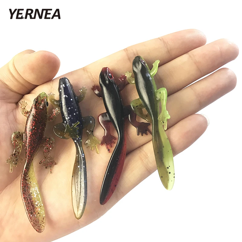 Yernea 4Pcs/Lot 3.7g 4 Colors Soft Fishing Lure Frog Tadpole Soft Bait Imitation Fish Bionic Lifelike Fishy Smell Road Bait
Yernea 4Pcs/Lot 3.7g 4 Colors Soft Fishing Lure Frog Tadpole Soft Bait Imitation Fish Bionic Lifelike Fishy Smell Road Bait
