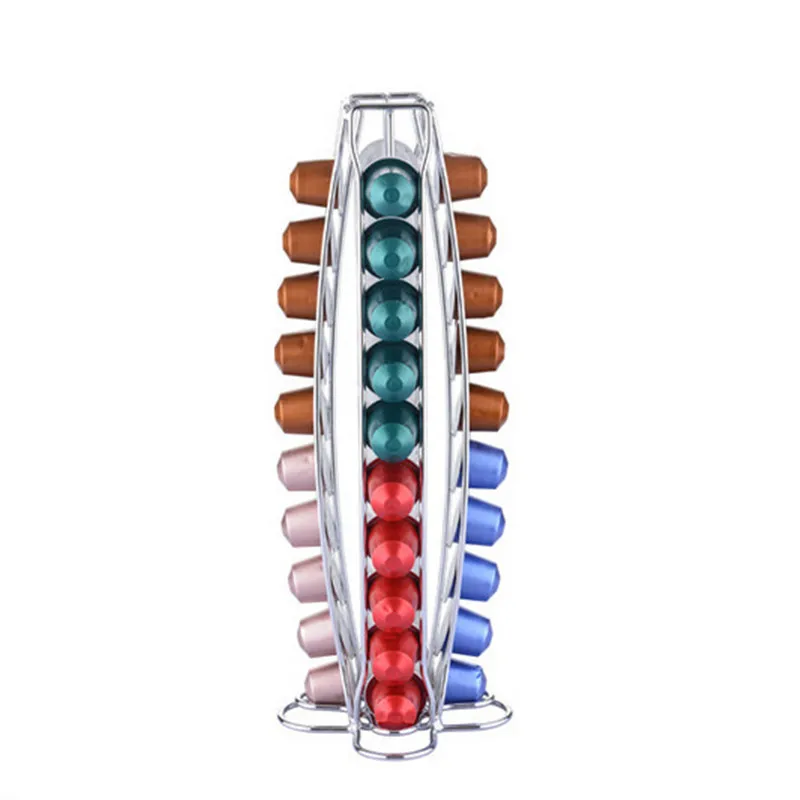 40 pcs Nespresso Capsules Dispenser Coffee Pod Holders Storage Racks Organization Shelves Standing without Capsules Cusack
40 pcs Nespresso Capsules Dispenser Coffee Pod Holders Storage Racks Organization Shelves Standing without Capsules Cusack