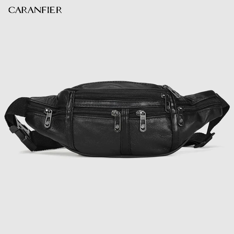CARANFIER Fashion Men Genuine Leather Waist Bag Fanny Packs Adjustable Belt Belt Bag Shopping Waist Pack Travel Chest Bags
CARANFIER Fashion Men Genuine Leather Waist Bag Fanny Packs Adjustable Belt Belt Bag Shopping Waist Pack Travel Chest Bags