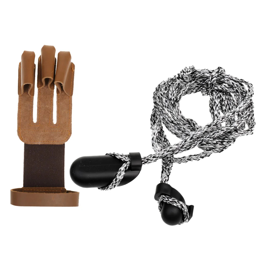 Outdoor Hunting Adjustable Archery 3 Fingers Glove Hand Guard Gear with Bow Stringer Install Tool Rope Shooting Equipment Access
Outdoor Hunting Adjustable Archery 3 Fingers Glove Hand Guard Gear with Bow Stringer Install Tool Rope Shooting Equipment Access