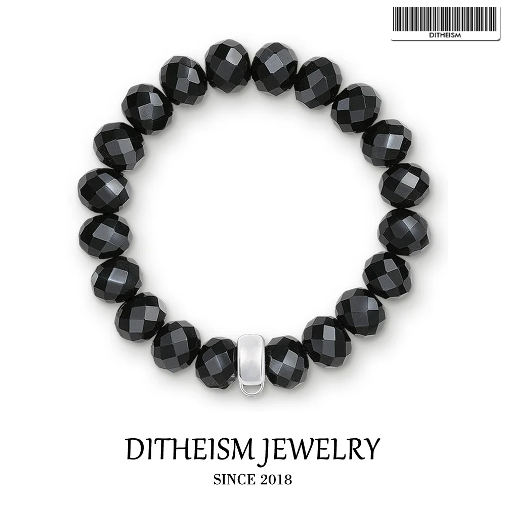 Charms Bracelets with Black Crystal Beads, 2018 New 925 Sterling Silver Fashion Jewelry Carrier Trendy Gift for Women Girls
Charms Bracelets with Black Crystal Beads, 2018 New 925 Sterling Silver Fashion Jewelry Carrier Trendy Gift for Women Girls