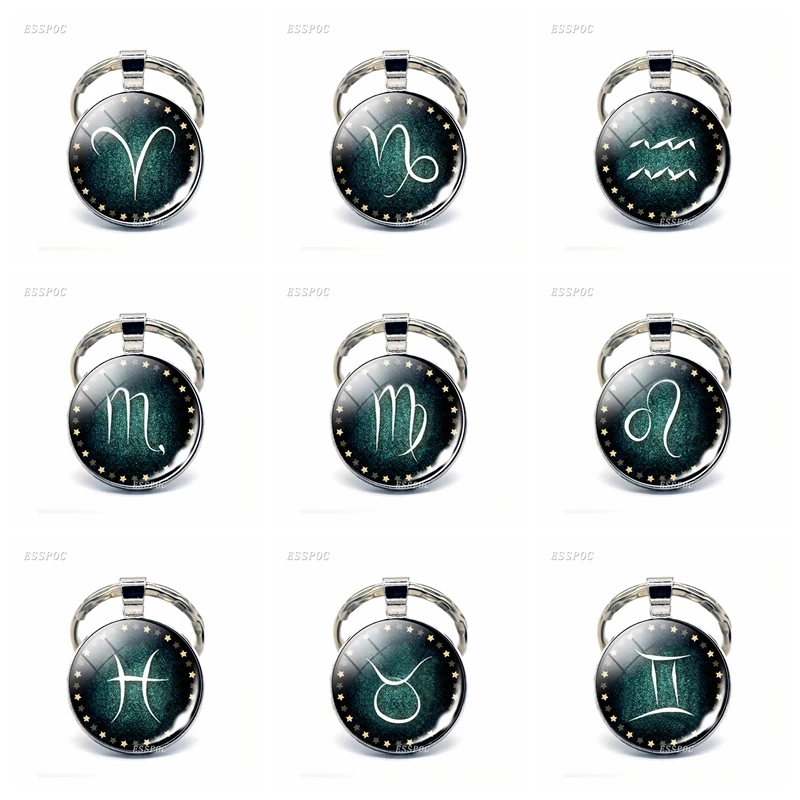 12 Constellation Leo Virgo Libra Scorpio Keychain Glass Cabochon Pendant Zodiac Sign Key Chain Rings Bag Pendant Birthday Gift
12 Constellation Leo Virgo Libra Scorpio Keychain Glass Cabochon Pendant Zodiac Sign Key Chain Rings Bag Pendant Birthday Gift