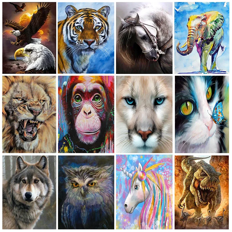 Wholesale Price 5D Diy diamond Painting Cross Stitch kits Full Square Diamond Animal Mosaic Pattern Gift Diamond Embroidery
Wholesale Price 5D Diy diamond Painting Cross Stitch kits Full Square Diamond Animal Mosaic Pattern Gift Diamond Embroidery