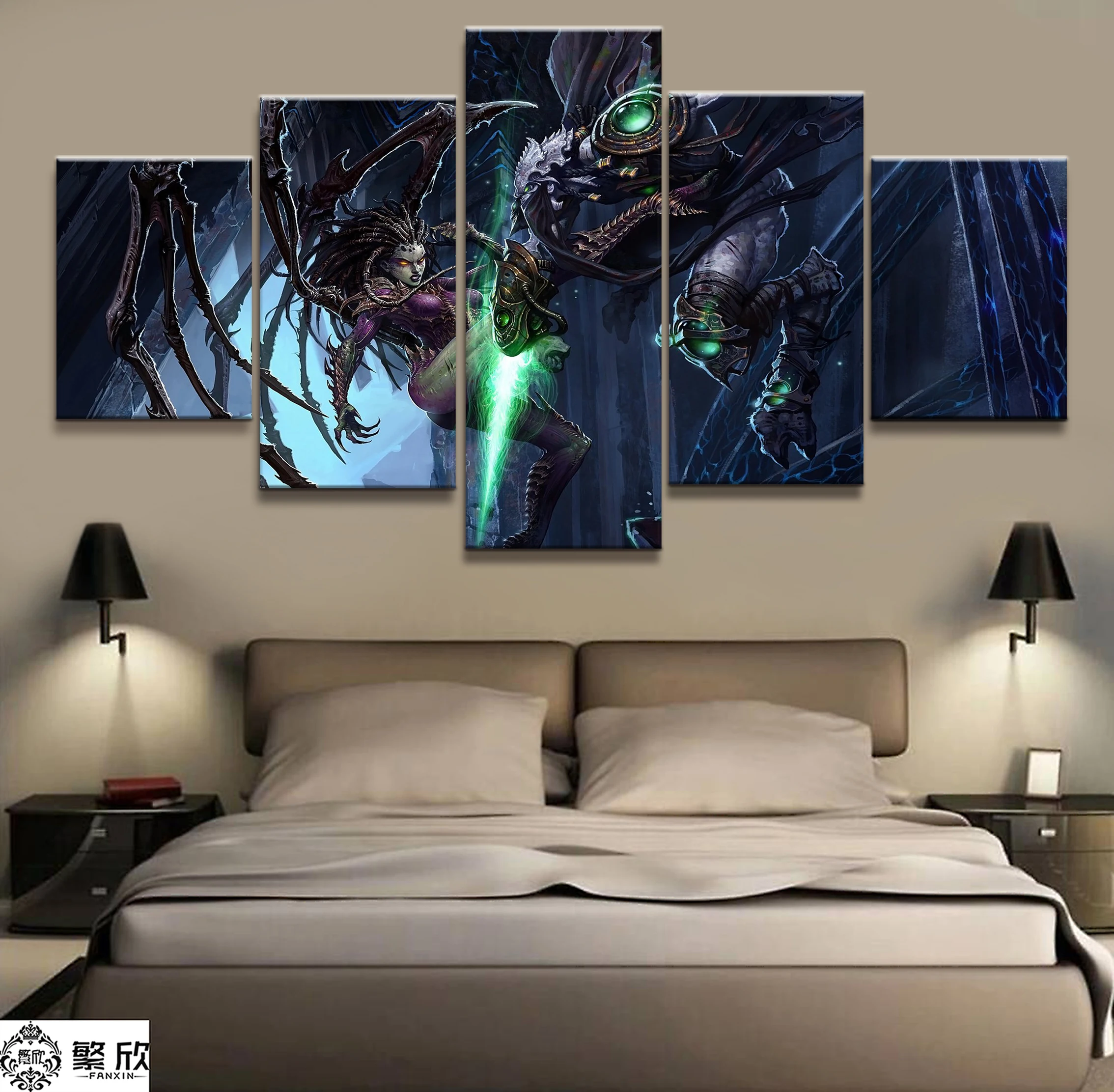 Home Decor Modular Canvas Picture 5 Piece StarCraft Game Painting Poster Wall For Home Art Canvas Painting Wholesale
Home Decor Modular Canvas Picture 5 Piece StarCraft Game Painting Poster Wall For Home Art Canvas Painting Wholesale