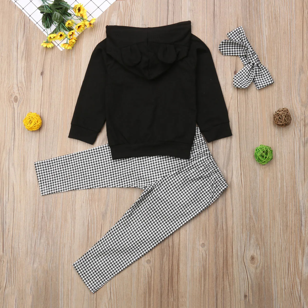 Warmer Clothes Children Kids Baby Girl Cotton Hooded Tops Ruffle Plaid Pants Headband Outfits Set 3Pcs 1-6T
Warmer Clothes Children Kids Baby Girl Cotton Hooded Tops Ruffle Plaid Pants Headband Outfits Set 3Pcs 1-6T