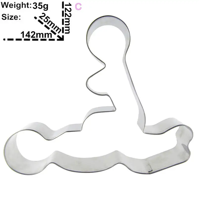 Lover shape biscuit cutting molds, baking tools, cake decorating soft candy tools.
Lover shape biscuit cutting molds, baking tools, cake decorating soft candy tools.