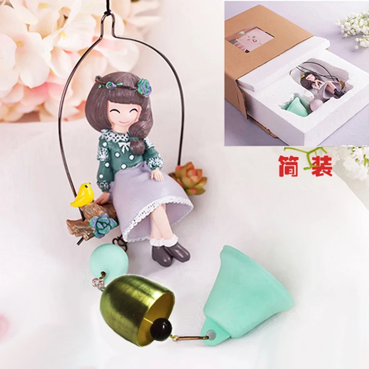Flower Girl Bell Wind Bell Hanging Decoration Creative Fresh Bedroom Girl Girlfriend Birthday Gift Wind Chimes Ornaments Crafts
Flower Girl Bell Wind Bell Hanging Decoration Creative Fresh Bedroom Girl Girlfriend Birthday Gift Wind Chimes Ornaments Crafts