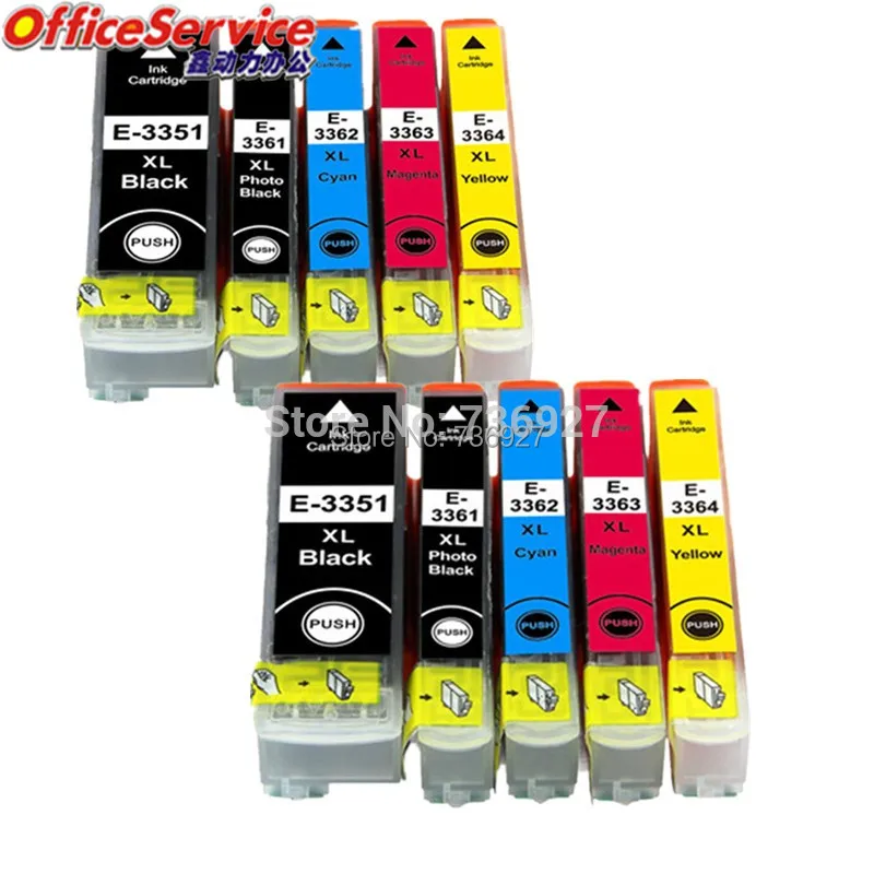T3351 33XL Compatible ink Cartridge for Epson XP-530 XP-630 XP-635 XP-830 XP-540 XP-640 XP-645 XP-900 inkjet printer
T3351 33XL Compatible ink Cartridge for Epson XP-530 XP-630 XP-635 XP-830 XP-540 XP-640 XP-645 XP-900 inkjet printer