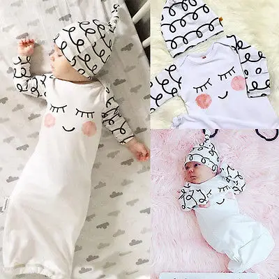 Комплект детской одежды из 2 предметов для новорожденных пижама с длинными